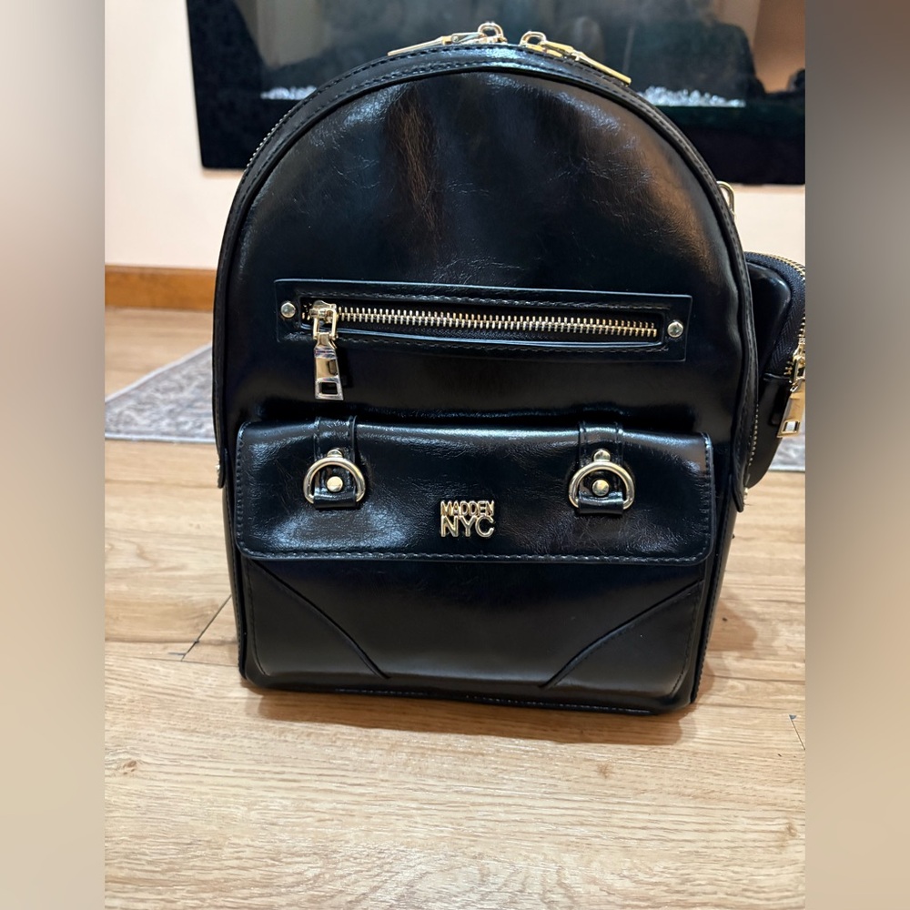 MADDEN  NYC - Black Backpack/Bag NWT
